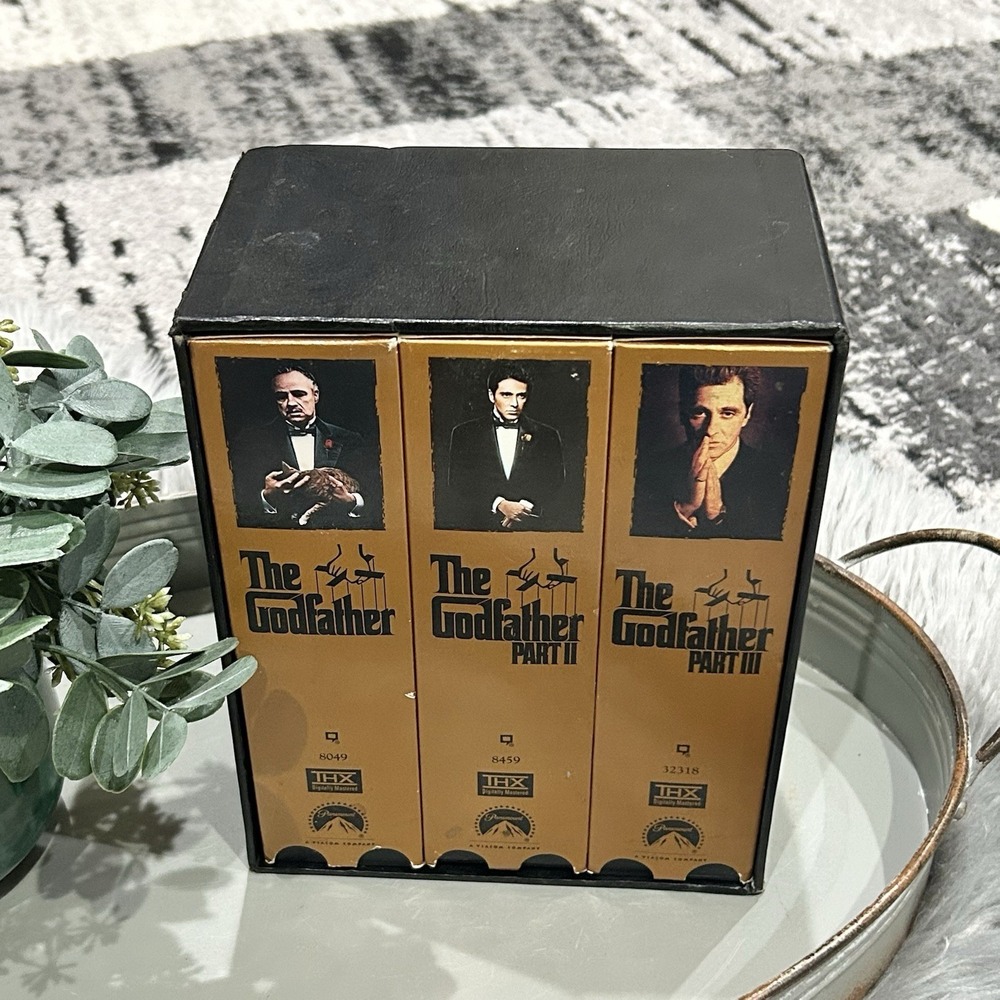 The Godfather Collection VHS Box Set Trilogy THX Coppola Paramount  6 Tape Set‎